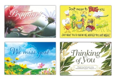 Adult & Child Absentee: Value Pack Postcards, 100  - 