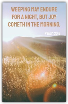 Joy Cometh (Psalm 30:5, KJV) Bulletins, 100 - Christianbook.com