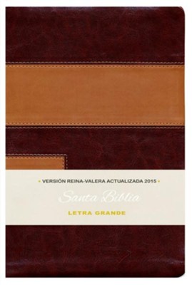Biblia RVA 2015 Letra Grande, Imitacion Piel, Dos Tonos (Large Print, Imitation Leather, Two-Tone)  - 