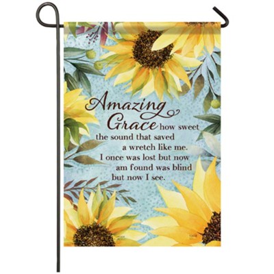 Amazing Grace (sunflowers) Garden Flag, Small  -     By: Joy Hall
