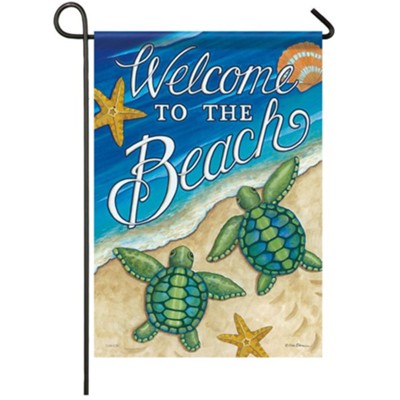 Beach Travelers Garden Flag, Small  -     By: Deb Strain
