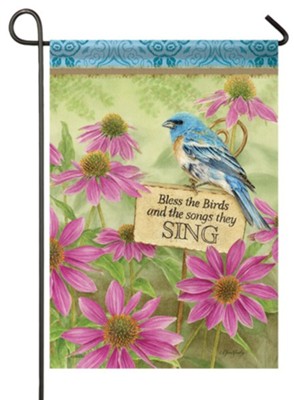 Bless The Birds, Small Flag  -     By: Jane Shasky
