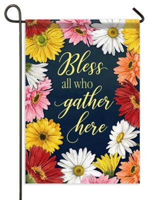 All Who Gather Garden Flag, Small  -     By: Grace Popp
