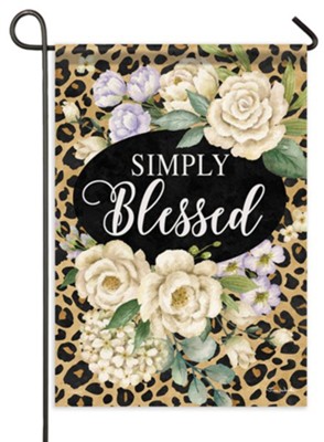 Blessed Leopard Garden Flag, Small  -     By: Tina Wenke
