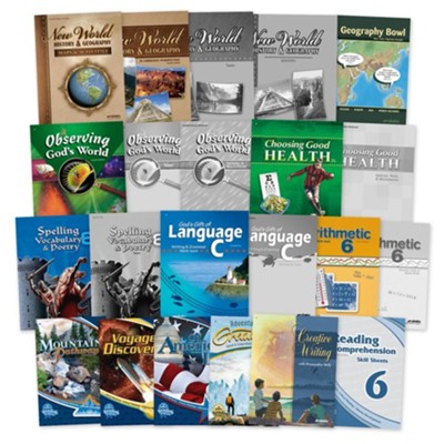 Grade 6 Homeschool Child Kit (Unbound): 0000411442 - Christianbook.com