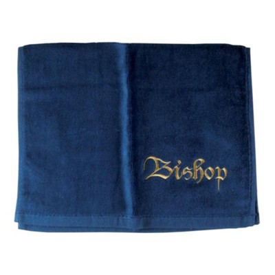 Bishop Pastor Towel, Navy  - 