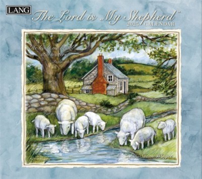 The Lord is my Shepherd 2025 Wall Calendar With Scripture: Susan