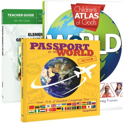 Elementary Geography & Cultures Pack, 3 Volumes  - 