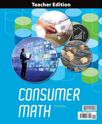 BJU Press Consumer Math Teacher Edition (3rd Edition)  - 