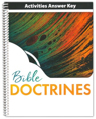 Bible Grade 10: Doctrines for a Biblical Worldview Student Activities Manual Teacher Key  - 