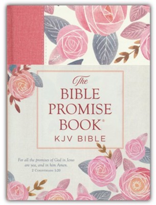 Bible Promise Book KJV Bible-paper over boards, feminine  - 