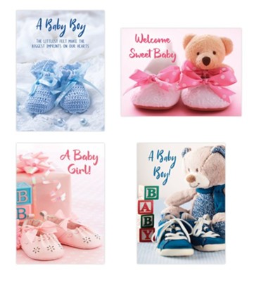 Baby Welcome Baby, Box of 12 cards  - 