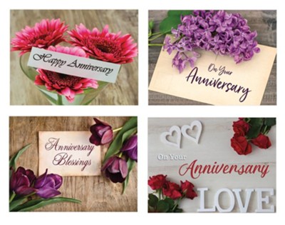 Anniversary Precious Love, Box of 12 Cards (KJV)  - 