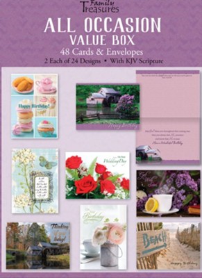 All Occasion Value, Box of 48 Cards (KJV)  - 