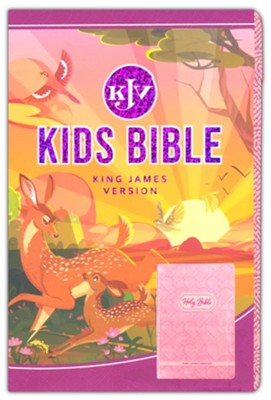 KJV Bible for Children--soft leather-look pink (indexed): 9781639522972 ...