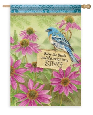 Bless The Birds, Large Flag  -     By: Jane Shasky
