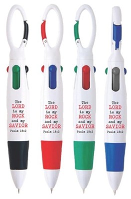 Chunkie Carabiner 4-Color-Ink Pen   - 