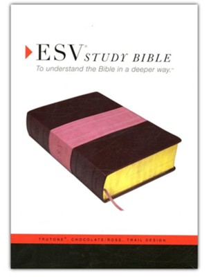 ESV Study Bible TruTone Chocolate/Rose   - 