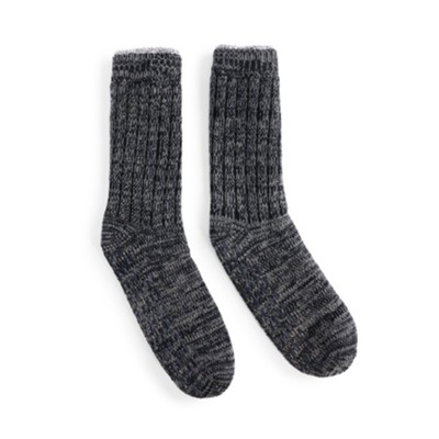 Men's Slipper Socks - Navy  - 