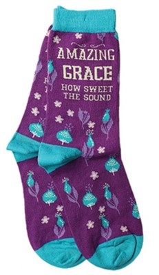 Amazing Grace, How Sweet the Sound Socks  - 