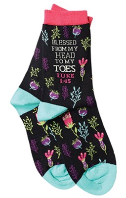 Blessed From My Head To My Toes Socks  - 