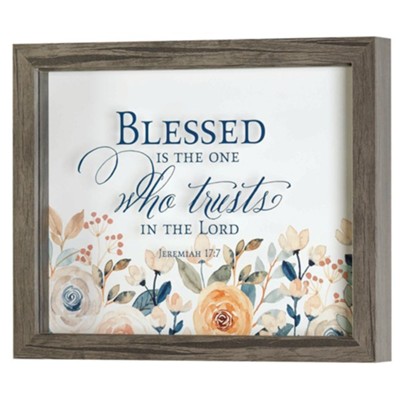 Blessed Is the One Framed Art  - 