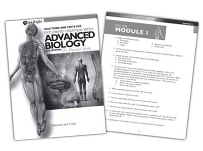 Advanced Biology: The Human Body, Solutions & Test Book, 2nd Edition  - 