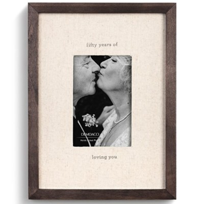 50 Years of Love Photo Frame  - 