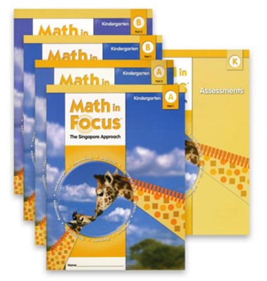 Math in Focus: The Singapore Approach Grade K Student Pack  - 