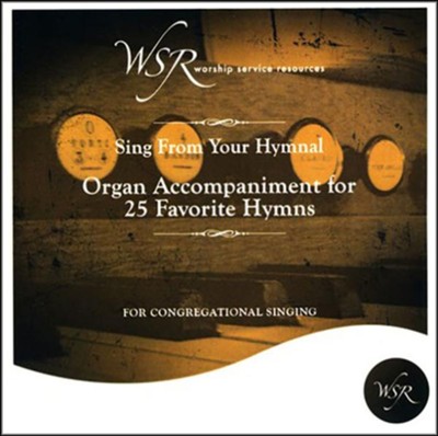 Organ Accompaniment for 25 Favorite Hymns CD   - 