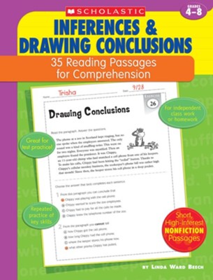 35 Reading Passages for Comprehension: Inferences & Drawing Conclusions  -     By: Linda Ward Beech
