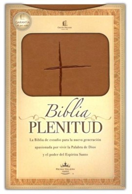 Biblia Plenitud RVR 1960 Tam. Manual, Piel Imit. Terracota  (RVR 1960 SFL Bible, Handy Size, Imit. Leather Terracotta)  - 