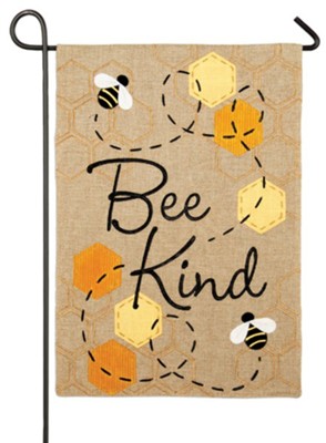 Bee Kind Flag, Small  -     By: Holly Thomas Stein
