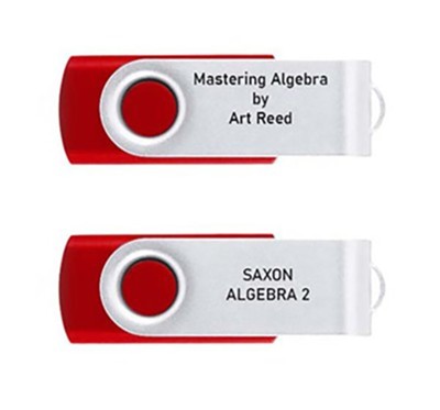 Mastering Algebra John Saxon's Way: Algebra 2, 2nd or 3rd  Edition on USB Drive  - 