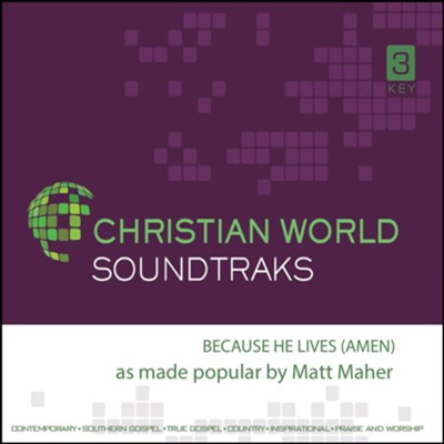 Because He Lives Amen Accompaniment CD  -     By: Matt Maher
