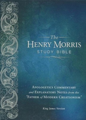 The KJV Henry Morris Study Bible, Genuine Leather, black  - 