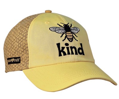 Bee Kind, Mesh Back, Cap, Yellow  - 