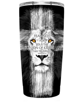 Personalized Real Men Pray Black 20oz Tumbler