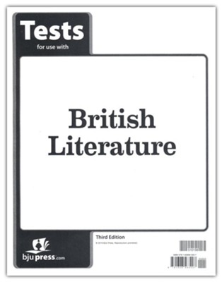 BJU Press British Literature Assessments (3rd Edition)  - 