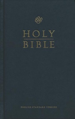 ESV Pew Bible, Black  - 