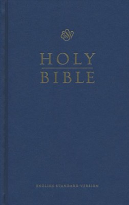 ESV Pew Bible, Blue  - 