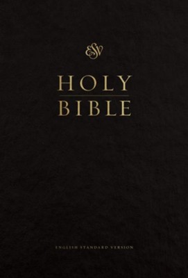 ESV Pew and Worship Bible, Large Print, Black  - 