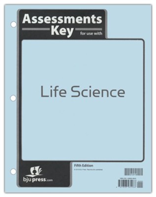 BJU Press Life Science Assessments Key (5th Edition)  - 