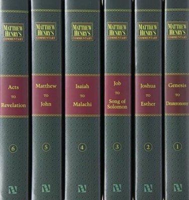 Matthew Henry's Commentary on the Whole Bible, 6 Volumes  - 