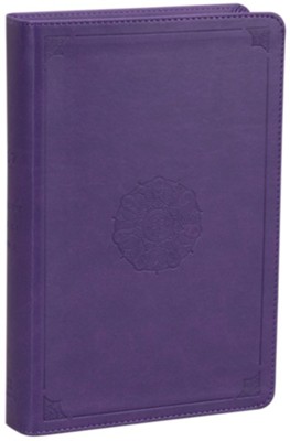 ESV Student Study Bible--soft leather-look, lavender with emblem design  - 