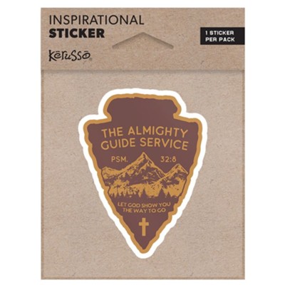 Arrowhead, Almighty Guide Service, Vinyl Sticker  - 