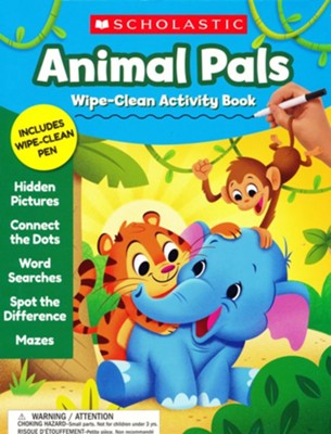 Animal Pals Wipe-Clean Activity Book  - 