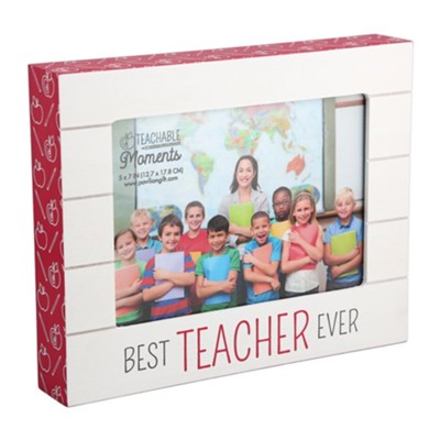 Best Teacher Ever Photo Frame  -     By: Teachable Moments
