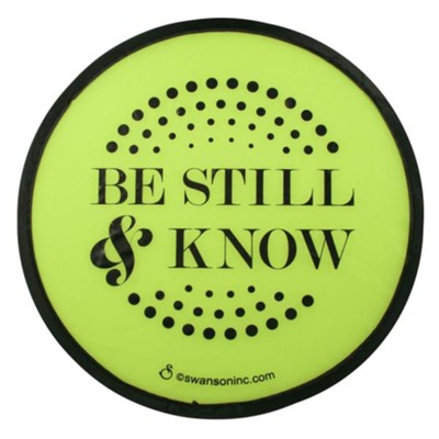 Be Still and Know Foldable Fan  - 