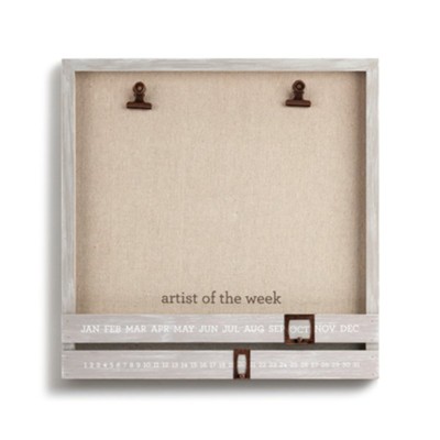 Artist of the Week Frame with Clips  - 